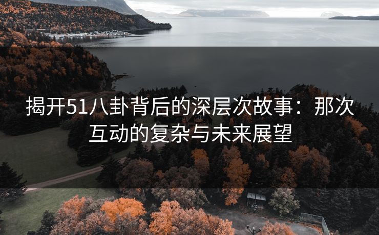 揭开51八卦背后的深层次故事：那次互动的复杂与未来展望